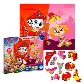 Магнитная игра одевалка "Маршал и Скай" 200699 (60) "Dodo", магнитная планшетка, 28 магнитов, в коробке НФ-00015504 фото