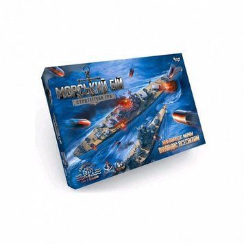 Настільна розважальна гра "Морський бій. Стратегічна гра"G-MB-02U укр (5) НФ-00014622 фото