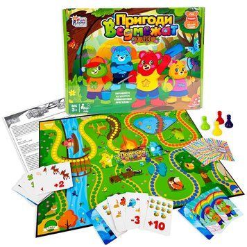 Настільна гра "Пригоди Ведмежат" 13485 (18) "4FUN Game Club", у коробці НФ-00013676 фото
