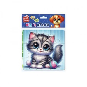 Игра развивающая Vladi Toys мягкие пазлы "Котик и собачка" VT1102-37 НФ-00011011 фото