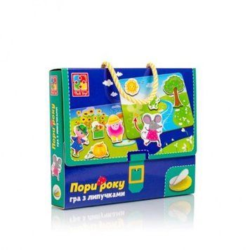 Игра с липучками "Какое время года" VT1302-25 (укр) НФ-00011017 фото