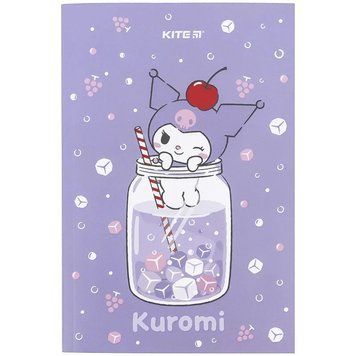 Блокнот А5/64 "Kite" HK24-193-2 чистый, термобиндер, Kuromi НФ-00005315 фото