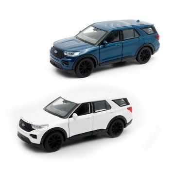 Автомодель - FORD EXPLORER 2023 250392W (перламутрово-білий, блакитний металік) НФ-00010747 фото