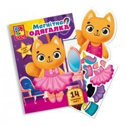 Магнитная игра "Кошечка" VT3204-34 одевалка "Кошечка" VT3204-34 НФ-00002542 фото