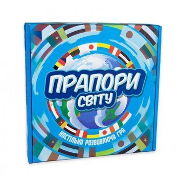 Настольная игра 30445 Флаги мира Strateg обучающая на украинском языке НФ-00011144 фото