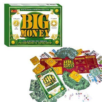 Настільна економічна гра "Big Money" 12120143У "Ранок" НФ-00011498 фото