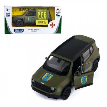 Автомодель серії "Шеврони Героїв" 250351W JEEP RENEGADE TRAILHAWK &ndash; "АЙДАР" НФ-00014909 фото