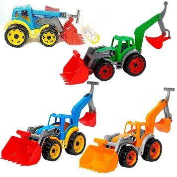 Трактор з двома ковшами 3671 "Technok Toys" в сітці НФ-00000531 фото