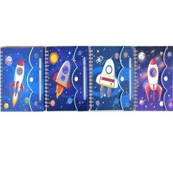 Блокнот на спирали 12,7*15см "JO" /R64957/ "Rocket" с ручкой НФ-00012263 фото