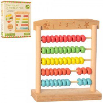 Деревянная игрушка &laquo;Счётки&raquo; MD 2418, 17,5&ndash;18,5 &times; 3,5 см. НФ-00011049 фото