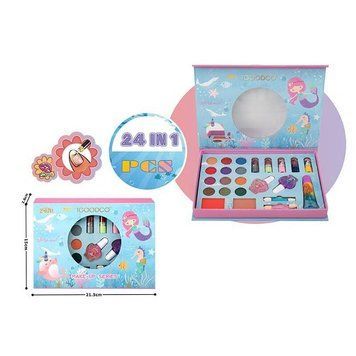 Косметика LK 2893 "Make-up series", 24 элементов, тени, помада, лаки, аксессуары, в коробке НФ-00001989 фото