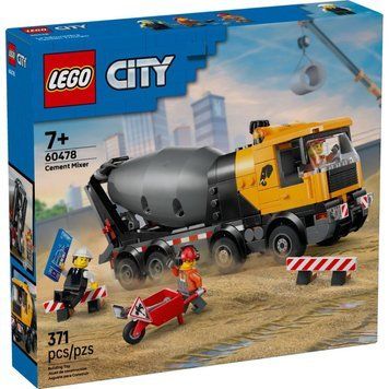 Конструктор LEGO City Бетоносмеситель 60478 Бетоносмеситель 60478 НФ-00015721 фото