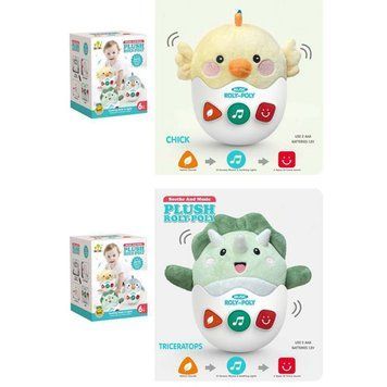 Неваляшка SL88035-SL88037 подвеска, звуки природы, плюш+пластик, 2вида, муз.,свет, бат.,кор.,12,5-16-12 НФ-00009480 фото
