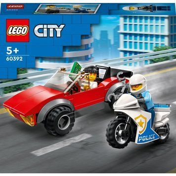 Конструктор LEGO City Преследование автомобиля на полицейском мотоцикле (60392) Конструктор LEGO City Преследование автомобиля на полицейском мотоцикл НФ-00008864 фото