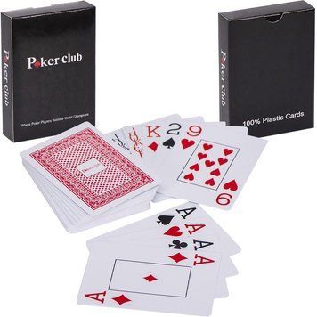 Карти пластик. "POKER CLUB", 54 карти Х-8002, в кор. НФ-00013399 фото