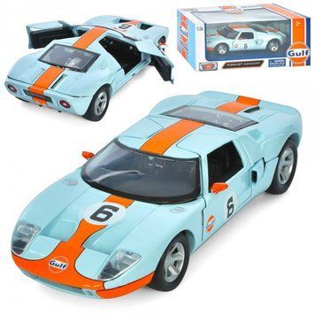 Машина 79641 1:24, Ford GT, мет., відчин. двері, гумові колеса, кор., 24,5-10,5-11 см. НФ-00015938 фото