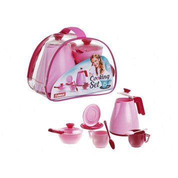 Набір посуду &ldquo;Cooking Set&rdquo; (15 pcs) рожева кульок 71733 НФ-00015086 фото