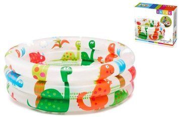 Intex Басейн 57106 NP "Динозаврики" (12) розміром: 61х22см, обсяг: 33 л, вага: 0,5 кг, від 1 до 3 ро НФ-00005660 фото