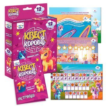 Гра настільна розважальна "Квест у коробці. Єдиноріжки" VT5902-01 "Vladi Toys", в коробці НФ-00012495 фото
