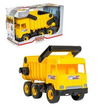 Самоскид "Middle truck" (жовтий) 39490 "Tigres", в коробці НФ-00010148 фото