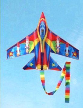 Воздушный змей C 52195 "Самолет", 400см (120 см без хвоста)х150см. НФ-00004911 фото